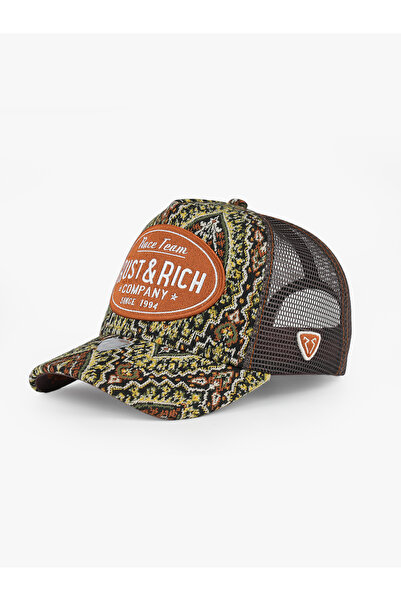 RustandRich Women Men Green Coffee Trucker Hat Limited Collection Vintage Race