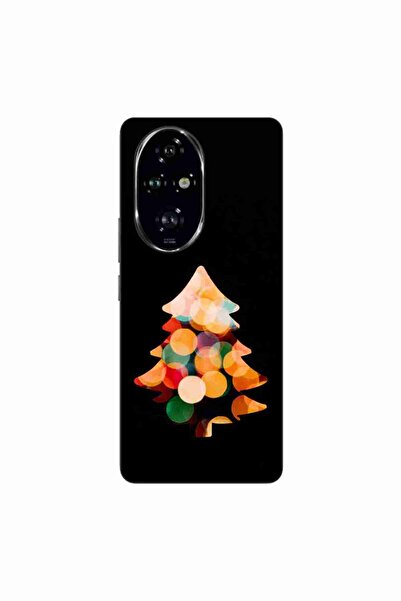 OEM Husa compatibila cu Honor 200 Pro Silicon Gel Tpu Model Craciun Brad Fund...