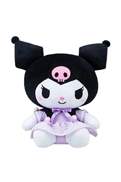 Hello Kitty Plush toy, Hello Kitty, Kuromi in dress, Purple, 30 cm