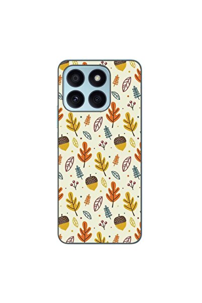 OEM Husa compatibila cu Honor X8b Silicon Gel Tpu Model Autumn Pattern