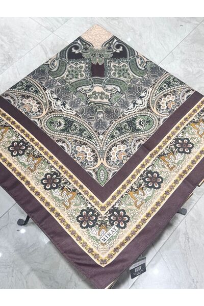 MODA Mi̇ray 120 X 120 cm Ethnic Pattern Nevada Soft Scarf