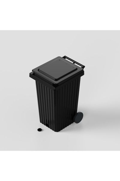 Wave Bin WAVE Euro-bin with Black outlet 240L AETA Black bin