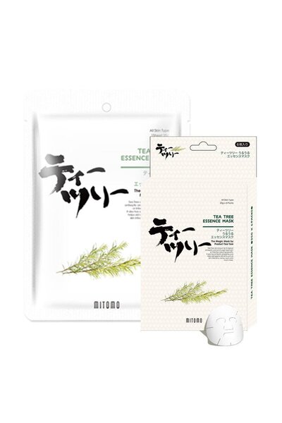 Mitomo TEA TREE 5 pcs - Facial Mask Set with Green Tea Extract