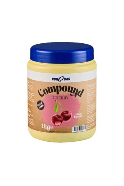 Eurocas Pastă aromatizantă concentrată de cireșe, compusă, 1kg