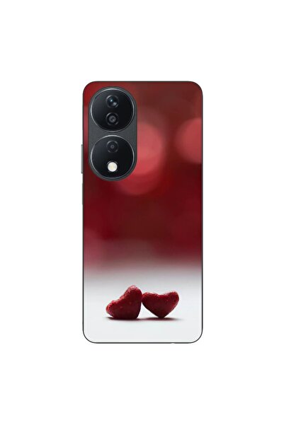 OEM Case compatible with Honor X7b Silicone Gel Tpu Little Hearts Pattern