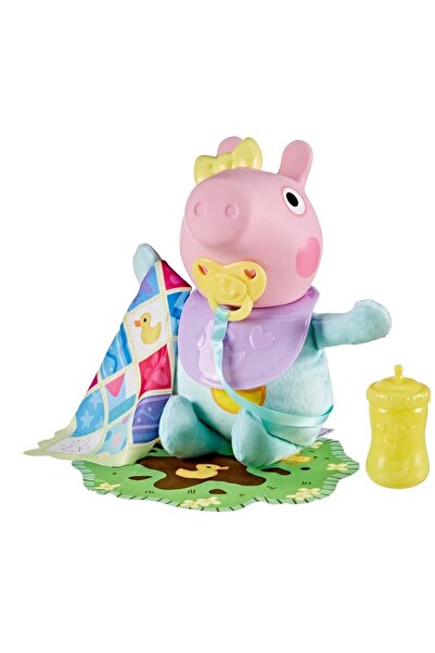 PUPPA Peppa Pig Grunz /Evie etkileşimli oyuncak bebek, 28 cm büyüklüğünde, 20...