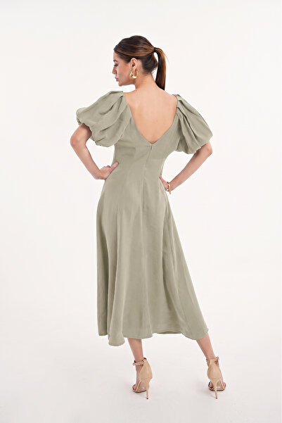 Maelle Studio Valencia Balloon Sleeve Dress