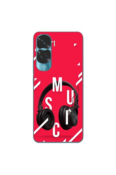 OEM Husa compatibila cu Honor 90 Lite 5G Silicon Gel Tpu Model Music Headphones