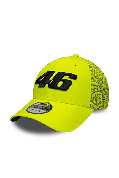 NEW ERA VR46 Καπέλο 9FORTY με ολόσωμη στάμπα σε έντονο κίτρινο χρώμα