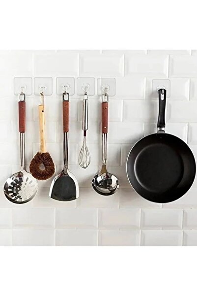 lawrenceshop 1 Adet Kendinden Yapışkanlı Duvar Çengelli Askısı Güçlü Yaylı Çok Amaçlı Organizer Askı Banyo Mutfak Kablo Anahtarlık Askılığı