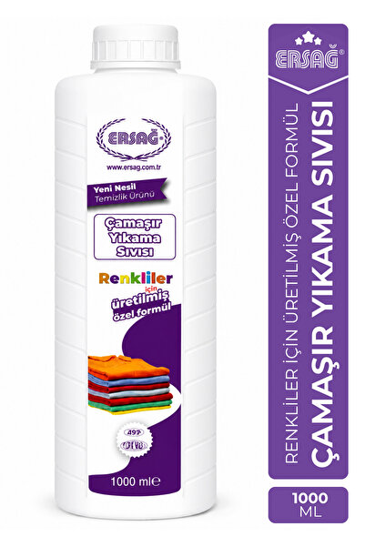 Ersağ Renkliler İçin Çamaşır Yıkama Sıvısı 1000 ML