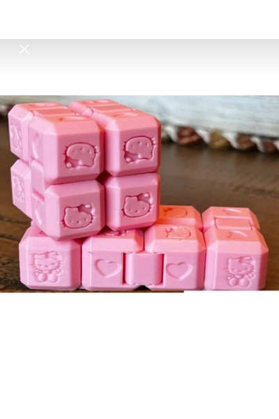 3D Pembe stres küpü