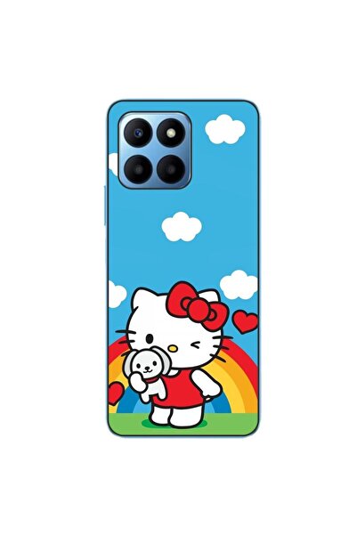OEM Husa compatibila cu Honor X6 Silicon Gel Tpu Model Hello Kitty Rainbow
