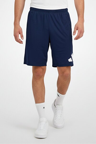 adidas Men Regular Fit 9 Inseam Training Shorts, Dark Blue
