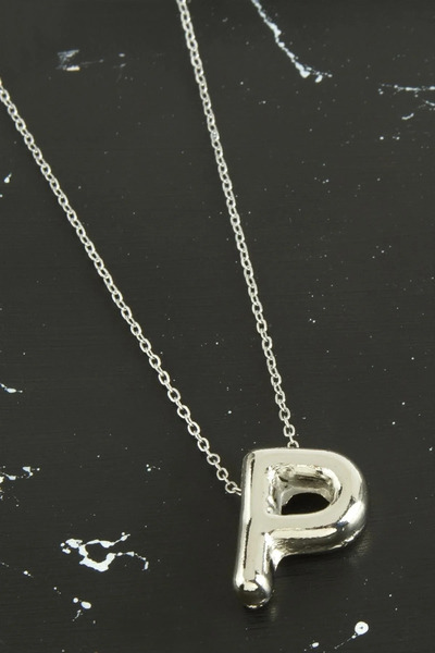 Marsilyan Nvdn- P Letter Balloon Necklace Iegrs-Nvdn1