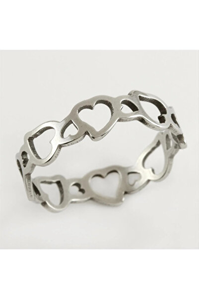 Marsilyan Nvdn- Heart Luxury Steel Ring Iegrs-Nvdn1