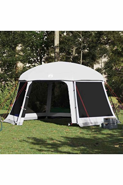 vidaxl Cort de piscina cu pereÈ›i detasabili, gri 512x458 cm