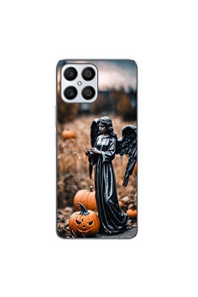 OEM Husa compatibila cu Honor X8 Silicon Gel Tpu Model Halloween Dovleacul In...