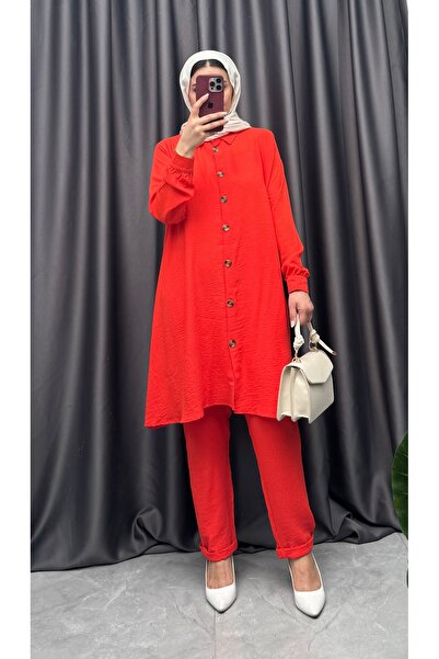 NİSUM MODA Aerobin Shirt Tunic Pants Set