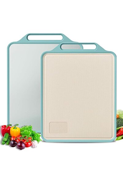 Diason لوح تقطيع من الفولاذ المقاوم للصدأ ذو وجهين، رمادي، 39*30 سم، لوح تيتا...