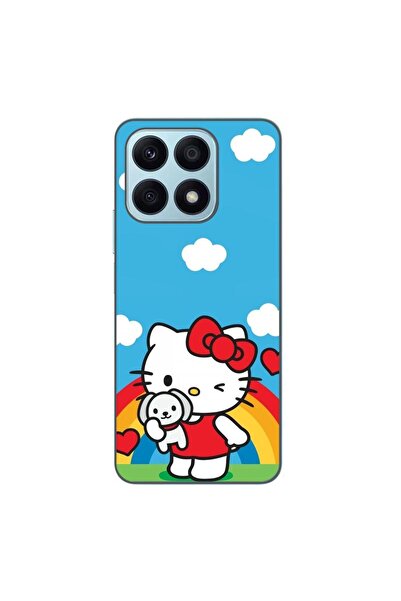 OEM Husa compatibila cu Honor X8a Silicon Gel Tpu Model Hello Kitty Rainbow