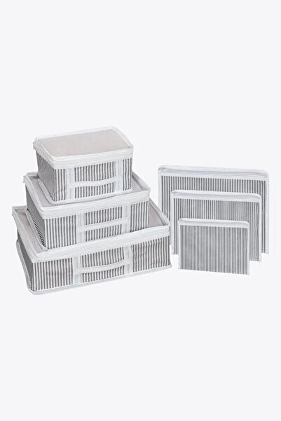 Ferzin 6'lı Valiz Düzenleyici Bavul Içi Organizer Set, Seyahat Hurcu