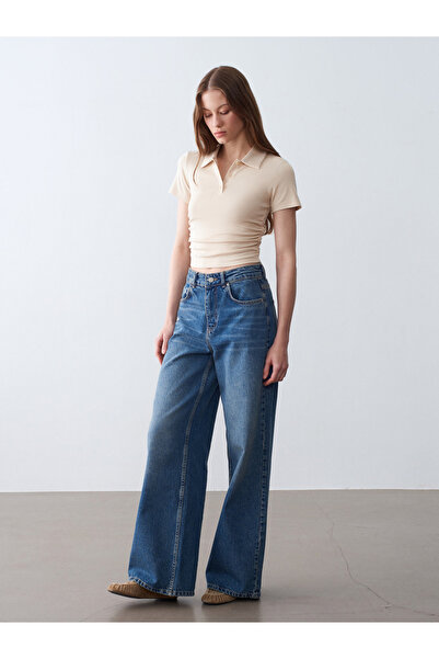 Dilvin 32614 Polo Yaka Top-Stone