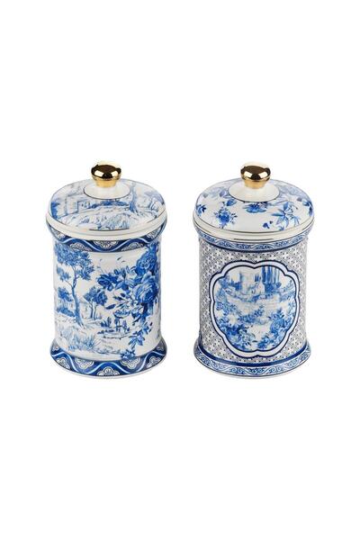 Lucky Art Luzia Bone 2-Piece Jar Set 800 ml