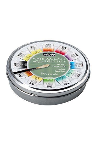 Pebeo Aquarelle Fine 12’li Mediterranean Suluboya 300079