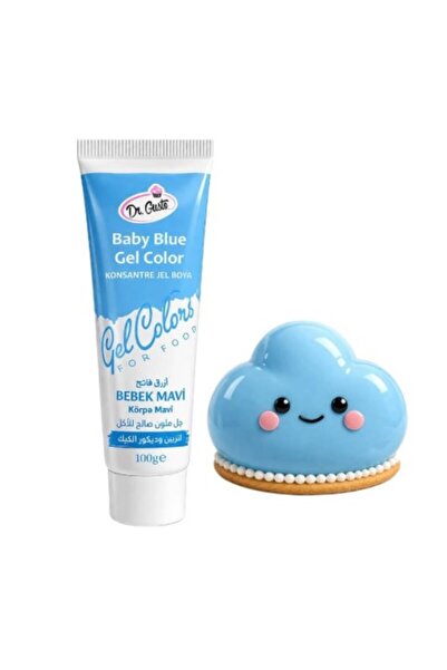 Dr.Gusto Sağlık Ürünleri Colorant alimentar gel albastru deschis 100g Dr Gusto