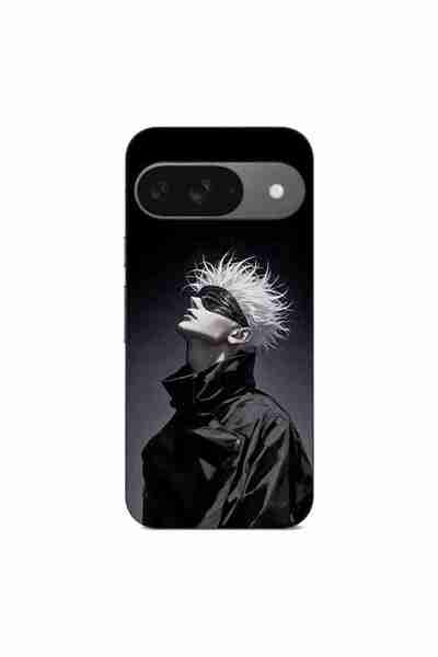 OEM Калъф, съвместим с Google Pixel 9, силиконов гел TPU, с шарка Джуджуцу Ка...