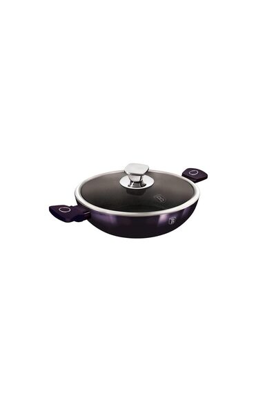 Berlinger Haus Αντικολλητική Ρηχή Κατσαρόλα 30 cm, Purple Eclipse Collection ...