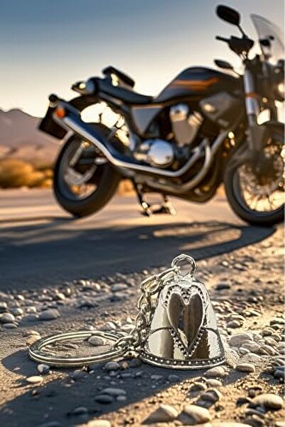 Yıldızan Steel Engine Lucky Bell Bell "I'M Always with You" Model Keychain Mo...