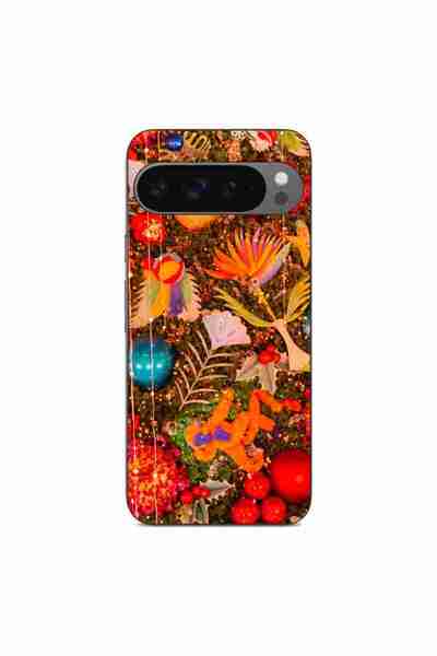 OEM Husa compatibila cu Google Pixel 9 Pro XL Silicon Gel Tpu Model Craciun D...