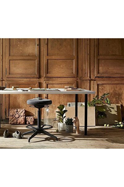 IKEA BRZO 2 komada čeličnih nogu za radni sto, visina 70 cm, set od 2 noge za...