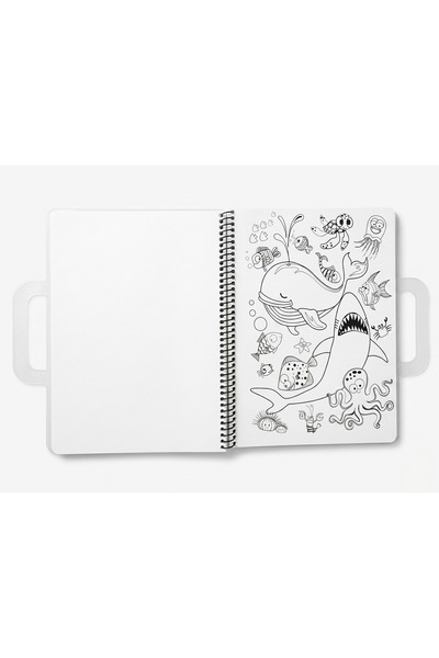The Monarch Co Erasable and Washable Children's Painting Book - Reusable Portable Drawing Pad and Activity Set
