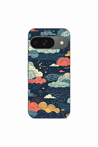 OEM Husa compatibila cu Google Pixel 9 Silicon Gel Tpu Model Mystic Night Sky