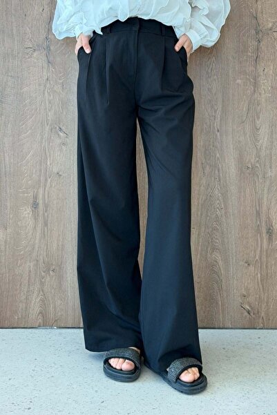 Şulemoda Giyim Moroccan Fabric Trousers Black