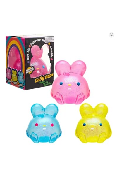 Squishy Jucărie squishy model iepuraș jeleu, antistres, CULOARE ALEATORIE MOV...