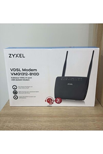 ZyXEL VMG1312-B10D 300Mbps VDSL2 Destekli Kablosuz-N 4 Port ADSL2+ Modem
