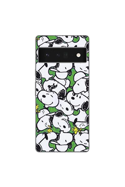 OEM Husa compatibila cu Google Pixel 6 Pro Silicon Gel Tpu Model Snoopy Pattern