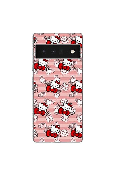 OEM Husa compatibila cu Google Pixel 6 Pro Silicon Gel Tpu Model Hello Kitty ...