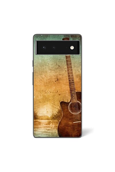 OEM Θήκη συμβατή με Google Pixel 6 από σιλικόνη gel TPU με σχέδιο vintage κιθ...