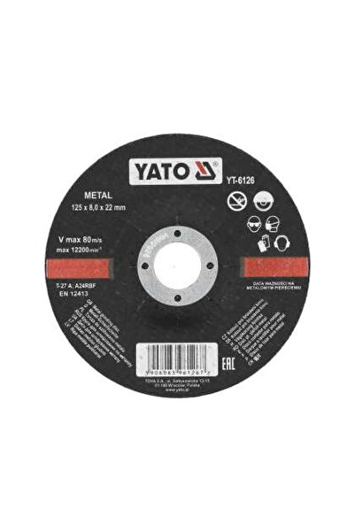 yato Disc Debitat Metalic 125X8.0X22Mm