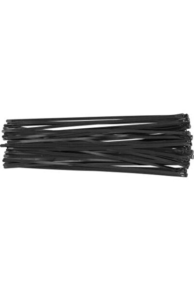 yato Colier Plastic Reutilizabil 7,6X450Mm 50 Buc, Negru