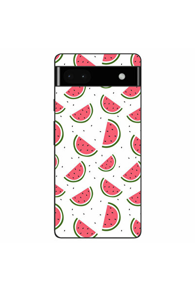 OEM Husa compatibila cu Google Pixel 6A Silicon Gel Tpu Model Watermelons Pat...