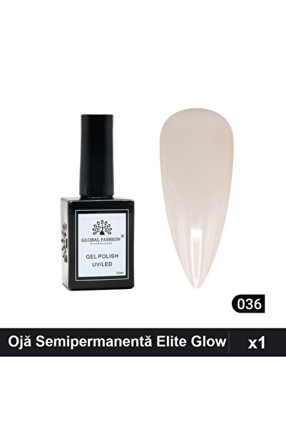 global fashion Ojă Semipermanentă Elite Glow 15ml, Gel Polish UV/LED