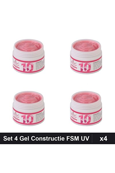 FSM Set 4 Gel de Constructie UV LED 15g, Sculpting Gel Profesional Manichiura