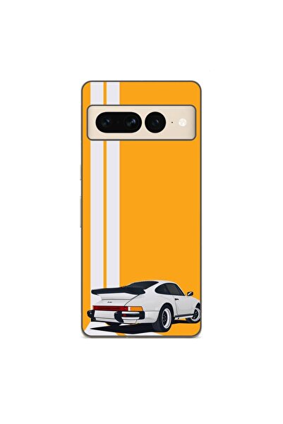 OEM Калъф, съвместим с Google Pixel 7 Pro, силиконов гел TPU модел Porsche 91...