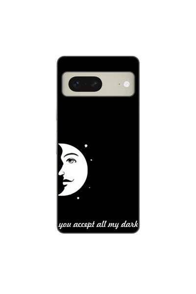 OEM Калъф, съвместим с Google Pixel 7, силиконов гел TPU, с десен на двойки и...